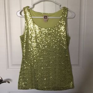 Anne Klein Sequin Top